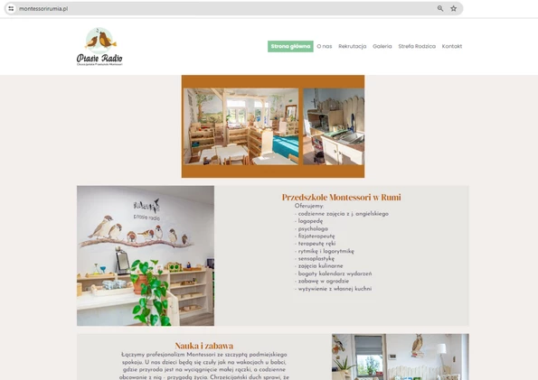 strona przedszkola ptasie radiu w rumi